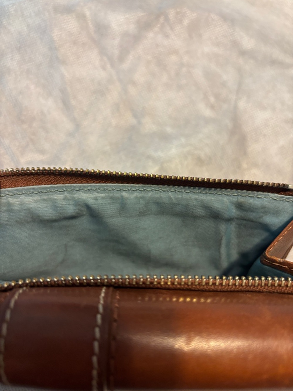Coach Brown Leather Continental Wallet - Picture 13 of 15